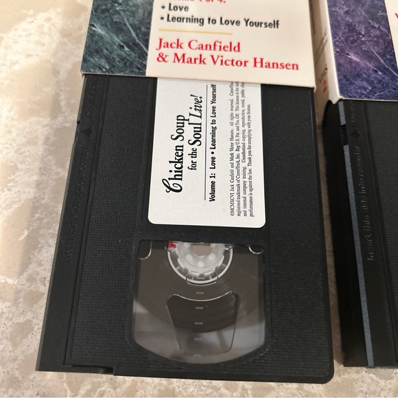 Lot Of 4 Chicken Soup For The Soul Live 1,2,3,4 VHS - Picture 6 of 9